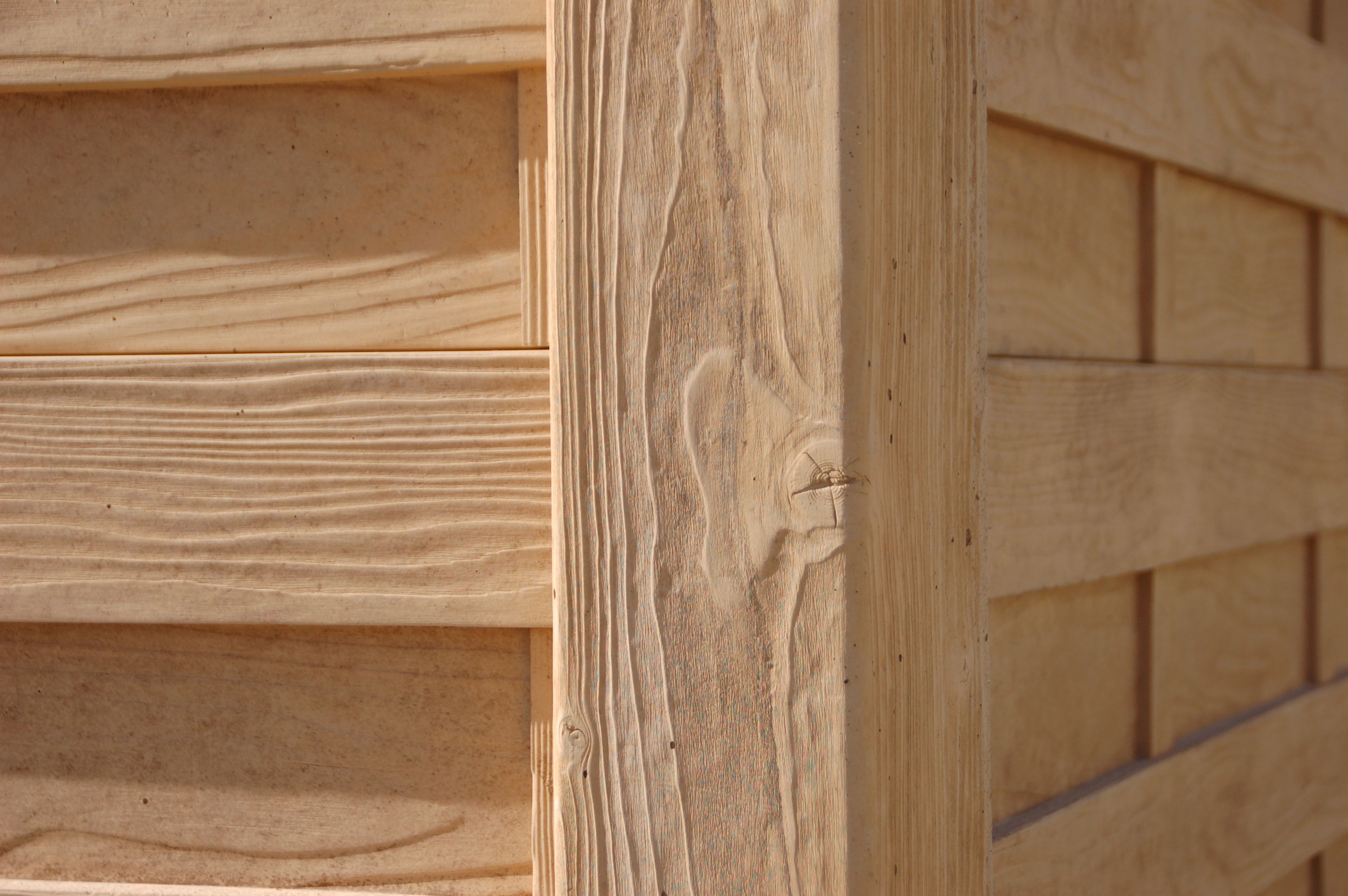 Poteau structuré bois Poteau structuré bois