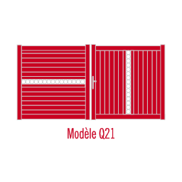 Portail Quartz modèle Q21